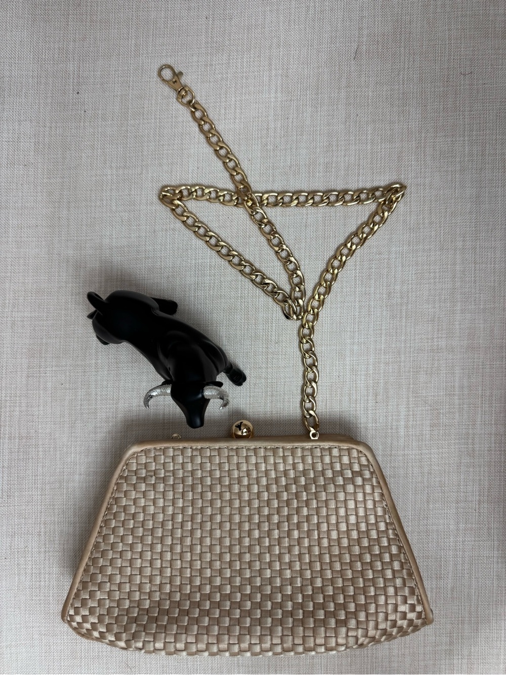 Kate Landry woven evening clutch